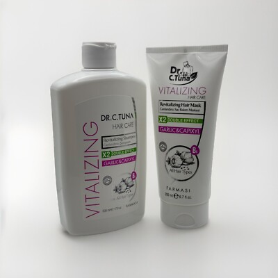Farmasi Dr. C. Tuna Vitalizing Hair Care Bundle Shampoo & Hair Mask 