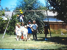 Super 8 Film Birthday Pi ata Pinata Party 1960s Home Movie Kids Slo Mo Blindfold
