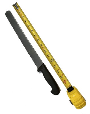 Capco Serrated 12'' bread knife, Stainless Steel, Made in Japan