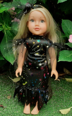 18 Zoll Puppenkleidung passt American Girl/Our Generation Puppen-Hexe Halloween Kostüm