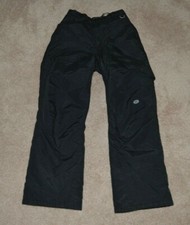 Slalom Ski Snow Boarding Pants Youth Large Unisex Black EXCELLENT