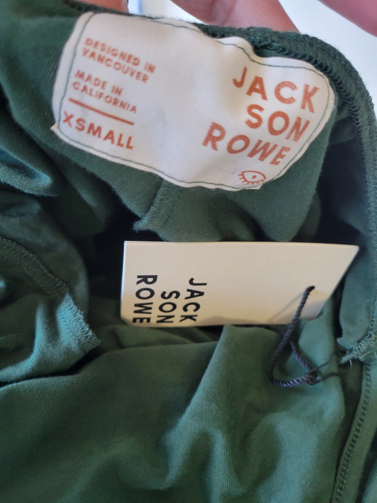 FILA Jackson Rowe tuta con supporto a gamba larga verde XS