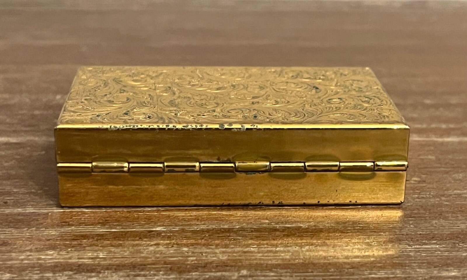 ELGIN AMERICAN Music Box Mirrored Compact PLAYS ANNIVERSARY SONG TESTED WORKING