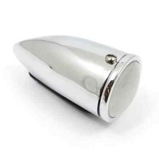 Vintage/Classic Car Side Lamp, Equivalent to Lucas 1130 type, Chrome, Glass Lens