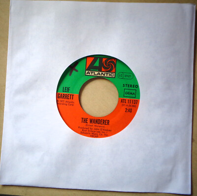 7'' CBS  SL LEIF GARRETT The Wanderer + Love On The Run ATL 11 137 D 1977
