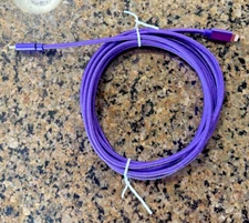 USB-C to 8 Pin iPhone Fast Charging/Data Transfer Cable Cord 10' Purple