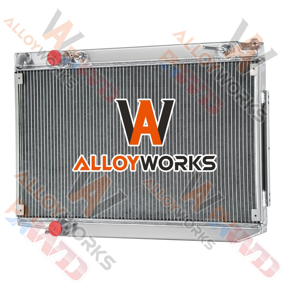 Aluminum 3 Row Radiator For 1971-1985 1983 1984 Mercedes SL R107/C107 380 SL SLC - Image 3 of 4