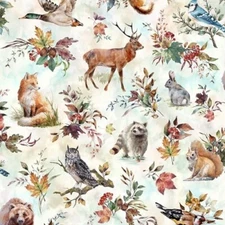 Forest Tales By Hoffman Fabrics - Sky Animals  #V5200-16