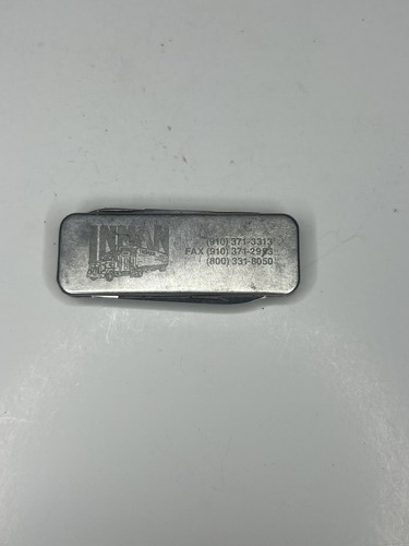 Vintage Zippo Werbung INMAN TRUCKING OF NC Money Clip Taschenmesser