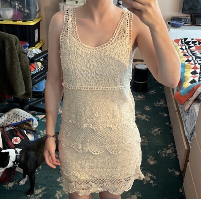 american eagle crochet dress Cozumel Dress