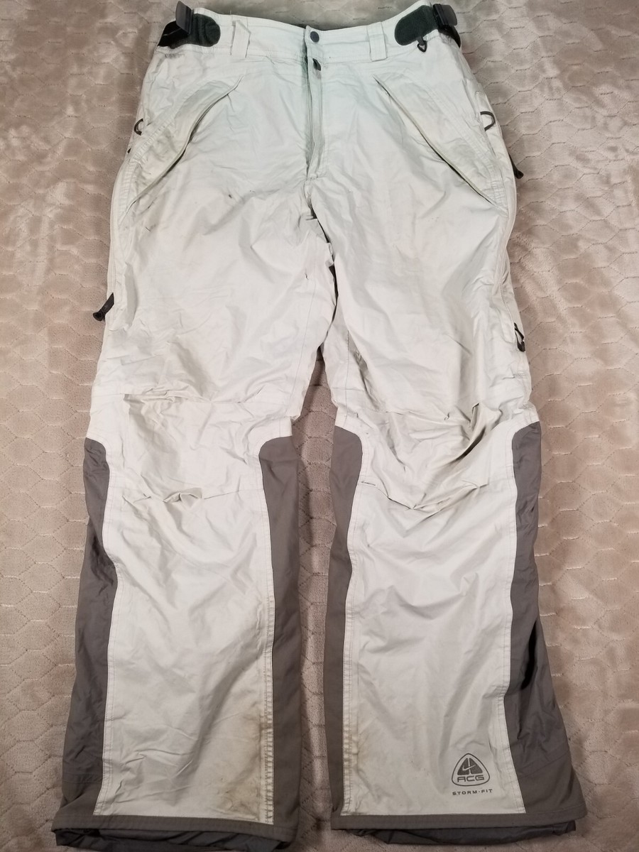 VTG Nike ACG Storm Fit Ski Pants Size Large Layer 3 See Pics | eBay