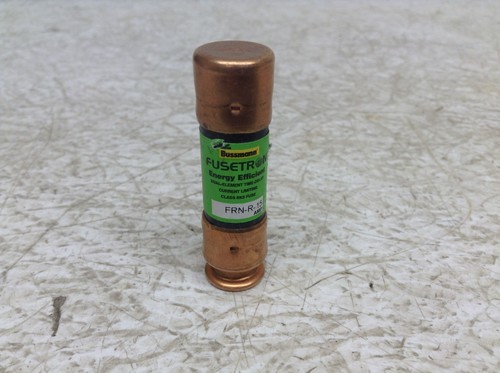 Bussmann Buss FRN-R-15 15 Amp Fuse FRNR15 Fusetron Energy Efficient ...