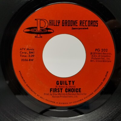 First Choice Wake Up To Me / Guilty R&B Soul 45rpm 7'' Vinyl Record