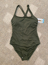 Womens Hurley One Piece Swimsuit Amazon Jungle Green Size Large UPF 50 HSO1029