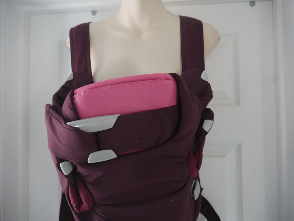 Cybex I.Go Babytrage Lila Rosa Geschirr Multi Position - Bild 2 von 4