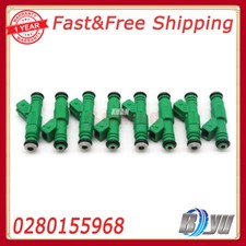 8pcs X 0280155968 Fuel Injectors For Gm Ford Tbi Lt1 Ls1 Ls6 V8 440cc Ev1 Chevy