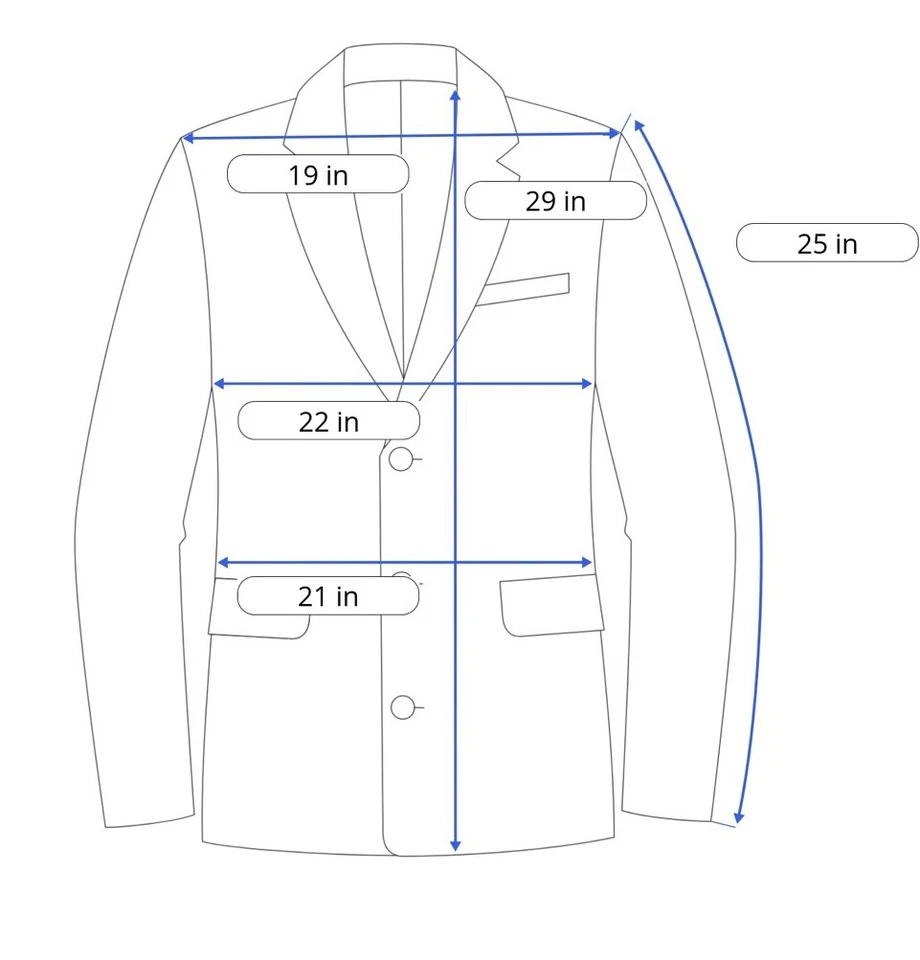 BEN SHERMAN MENS 42R GRAY COTTON BLEND SPORT COAT BLAZER - Image 3 of 4