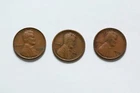 THIS SALE IS FOR 3 US VINTAGE LINCOLN CENTS-1938-1913 S & 1922 D