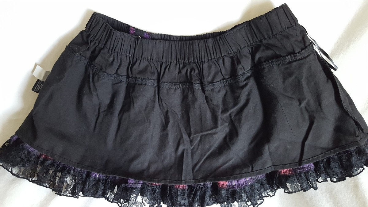 TRIPP NYC Skirt Tutu Vintage Ruffle Suspenders Plaid S Mall TRIPP NYC Skirt Tutu Vintage Ruffle Suspenders Plaid S Mall
