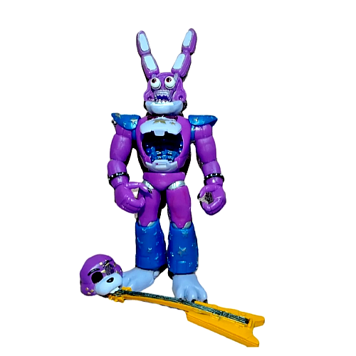 GLAMROCK BONNIE action figure 8 FNAF Five Nights at Freddy's SECURITY  BREACH ⚡⚡