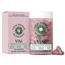 Vital Source ViXi Feminine Balance Capsules 30ct LactoSpore Probiotic pH Support