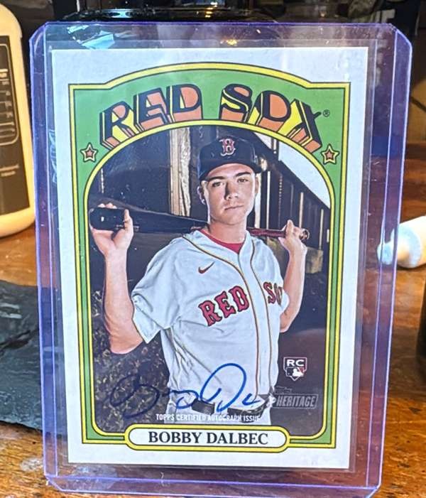 2021 Topps Heritage - Real One Autographs #ROA-BD Bobby Dalbec