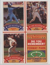 1988 Score Wax Box Bottom Full Panel George Bell Mike Schmidt Scott HOF 0e0z