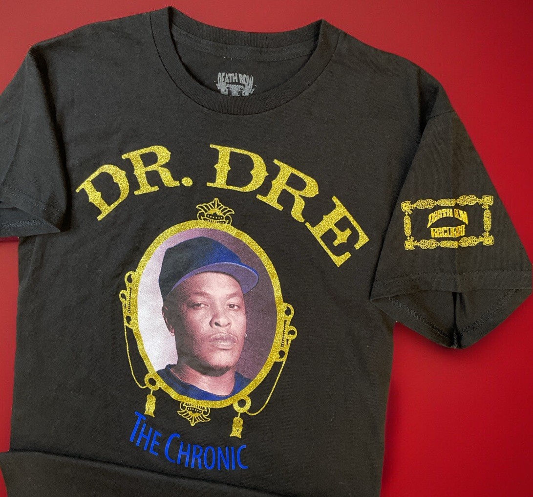 Dr Dre The Chronic T-Shirt Graphic Tee Death Row Records