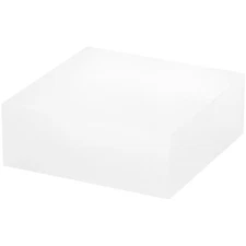 Plymor Frosted Acrylic Square Display Block, 1.5" H x 4" W x 4" D