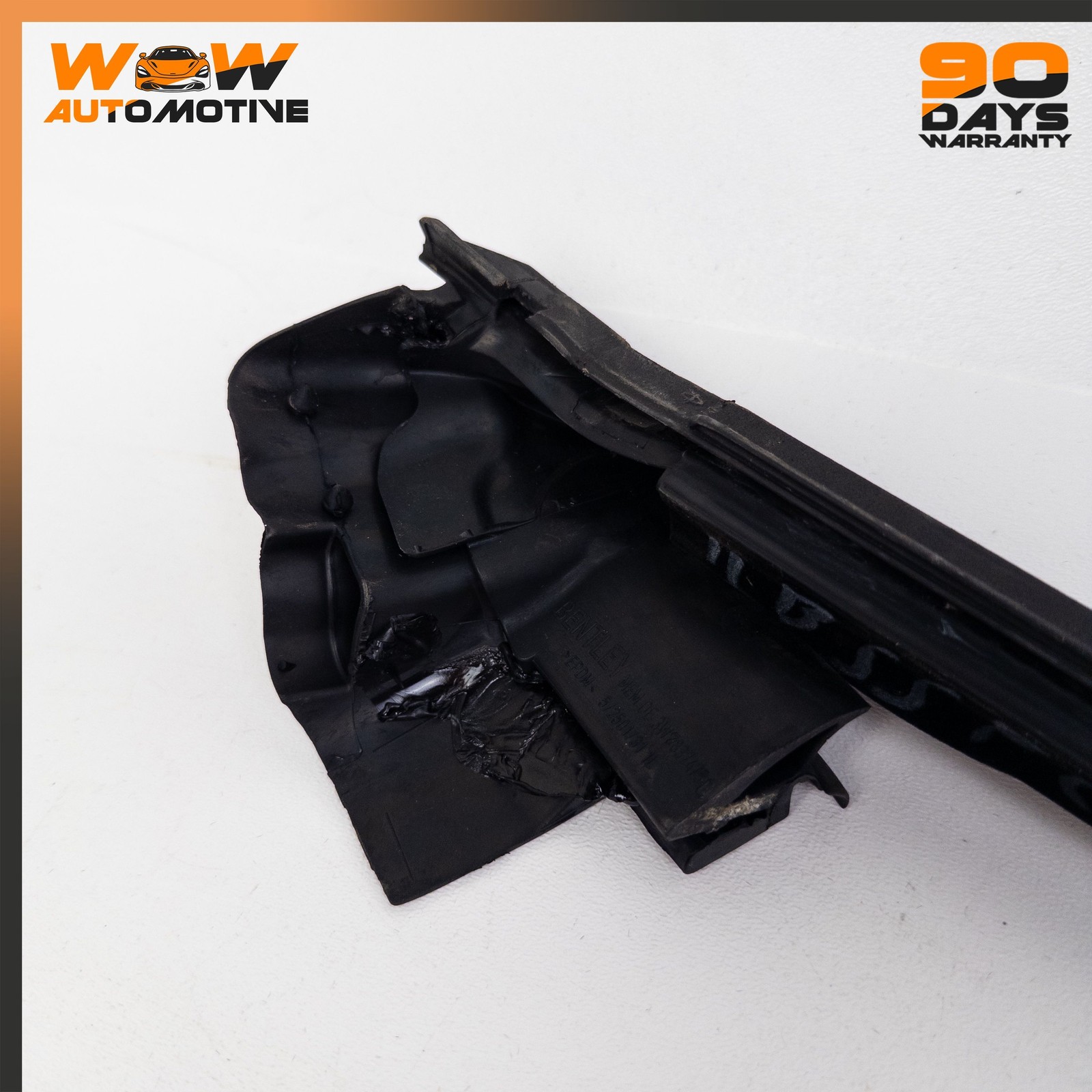 04-13 BENTLEY CONTINENTAL SUPERSPORTS FRONT LEFT WINDOW WEATHER SEAL MOLDING OEM