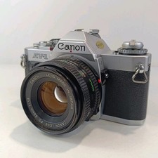Canon AV-1 35mm SLR Film Camera with canon FD 50mm f1.8 lens, Canon Slr Camera