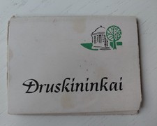 Vintage Set Postcard Lithuania Druskininkai 10 view 1962
