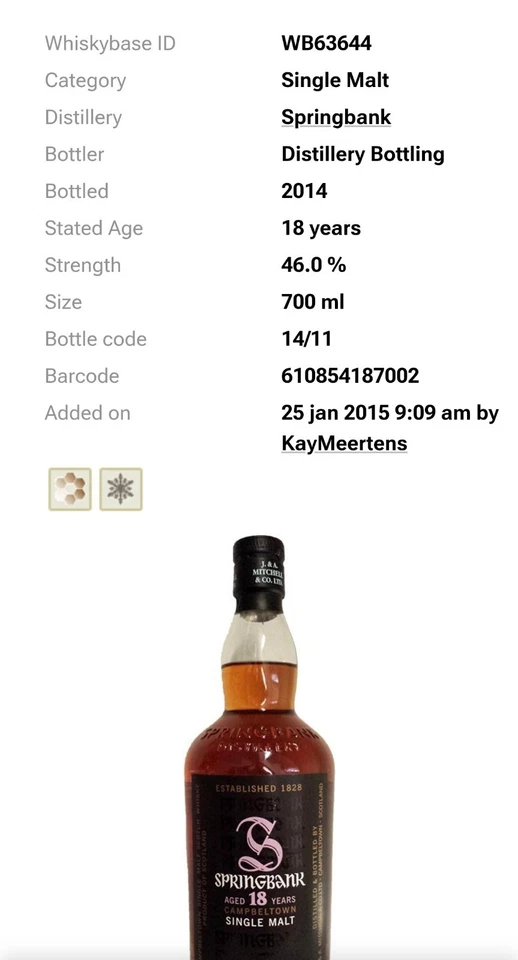 Springbank 18  - Imagen 3 de 3