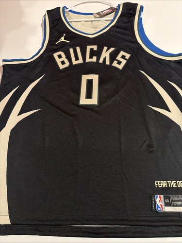 Nike Jordan NBA Milwaukee Bucks Statement Edition Lillard Swingman Jersey 3XL