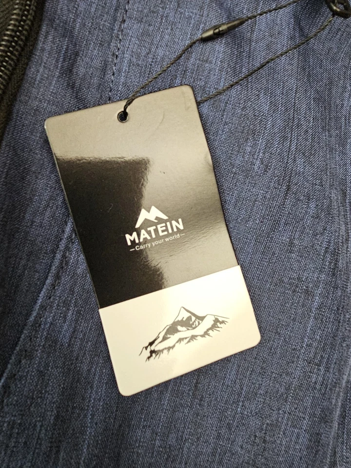 Matein Travel Laptop Backpack 17 Inch with USB Charging, TSA Approved Blue - Image 3 of 4