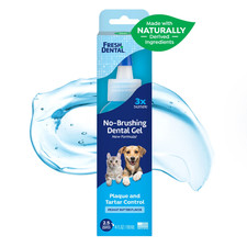 Fresh Dental No Brushing Gel Toothpaste for Dogs  Cats, Plaque