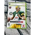 Madden NFL 09 Microsoft Xbox 360 EA Sports Football Game Brett Favre Cover CIB
