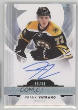 2015 Upper Deck Premier Rookie Silver Spectrum 53/65 Frank Vatrano #51 Auto 5j8