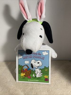 Kohls Cares 2023 Here Comes the EASTER BEAGLE Snoopy Plush & Hardcover Book NEW!
