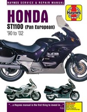 Honda ST1100 Pan European V-Fours (1990-2002) Haynes Repair Manual