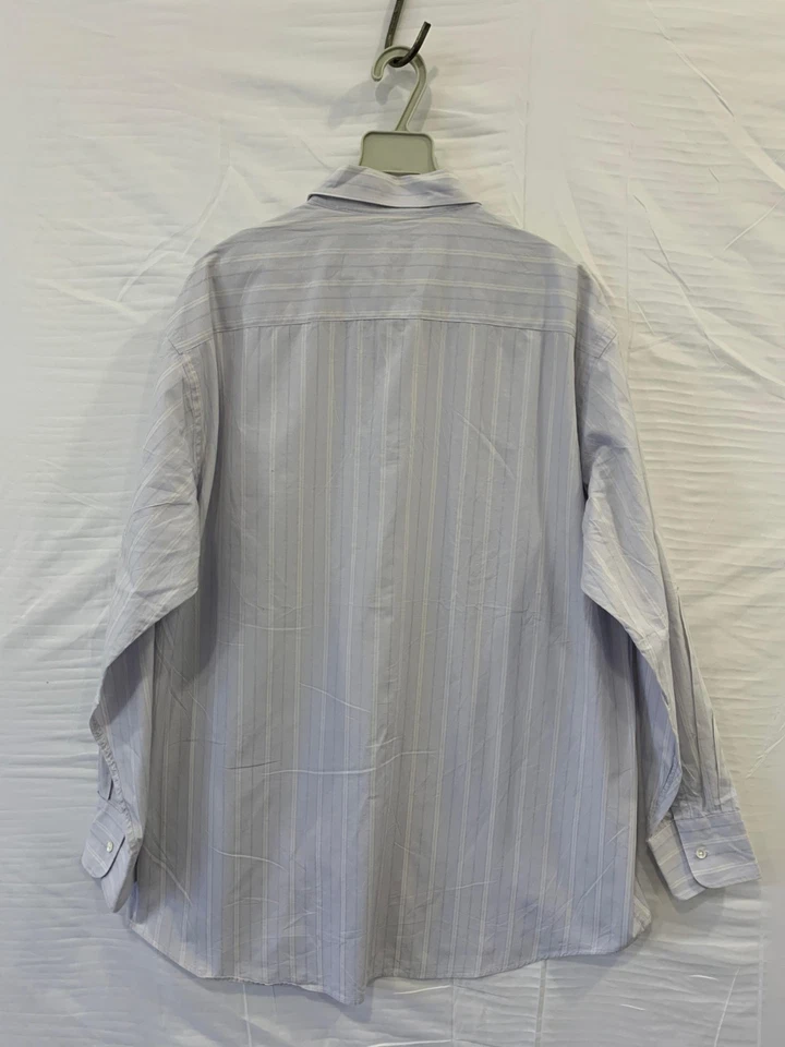 Giorgio Armani Le Collezioni Men’s Dress Shirt Striped Button-Up XL/XXL #C2 - Image 2 of 4