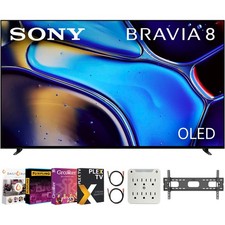 Sony BRAVIA 8 77 inch 4K HDR Smart OLED TV 2024 with Movies Streaming Pack