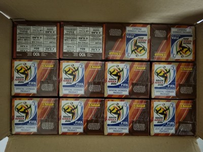 Panini WC WM 2010 South Africa   1 case 12 x DISPLAY Sticker BOX 1200 TÜTEN 