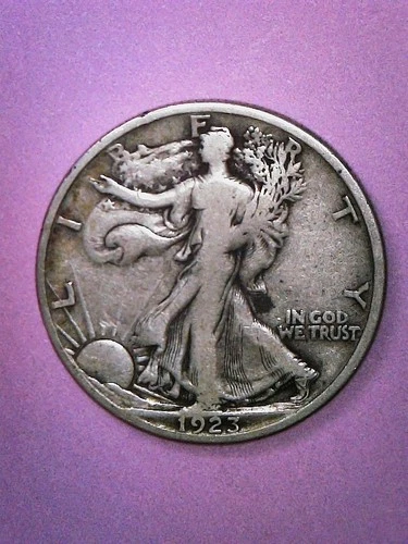 1923 S - Walking Liberty Half  Looks Grade Fine + +”Key Coin"