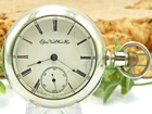 Antique Pocket watch Elgin GM Wheeler 17 jewel sidewinder 18 size grade 103 m 3