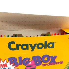 Vintage Crayola Crayons Sega Pico Promo 96 Big Box Open Box Unused 1994 Made USA