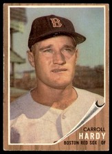 1962 TOPPS CARROLL HARDY BOSTON RED SOX #101 VG-EX