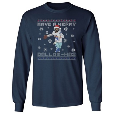 Merry Dallas-Mas Inspired - Prescott Tribute Ugly Long Sleeve T-Shirt