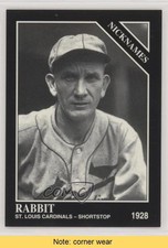 1994 The Sporting News Conlon Collection Rabbit Maranville #1060 HOF READ g2l