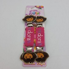 Nick Jr. DORA THE EXPLORER Toddler Girls Baby Mitten Clips for Gloves
